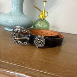 Vintage Brighton Leather Belt The  Museum Collection Style Size L